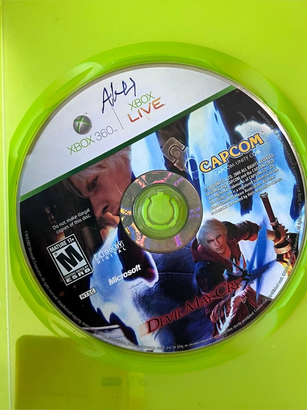 Devil May Cry 4 Xbox 360 Disk Only Tested Works